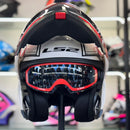 Capacete FF908 STROBE II XRON WHITE RED