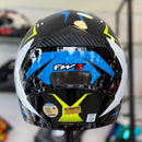 Capacete FW3 GTX STAR  Amarelo e Azul