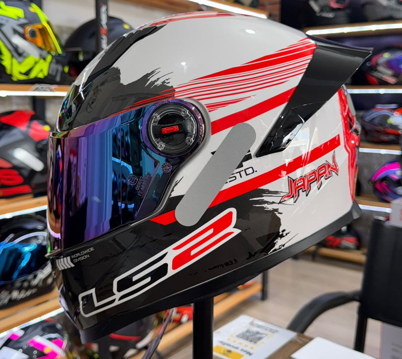CAPACETE LS2 FF358 S JAPAN RED