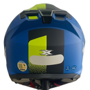 Capacete Texx KAIMAN TRACK AZUL PRETO FOSCO