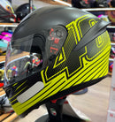 Capacete AGV K1 EDGE 46 BLK/YLW FLO