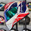 Capacete ORIGINE DINAMO GALAXI BLUE RED WHITE GLOSS