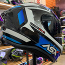 CAPACETE DRAKEN SPIRIT PRETO AZUL BRANCO