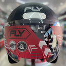 Capacete Fly Jet HG Classic Preto Brilho Aberto