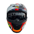 Capacete Norisk FF302 Soul Control Blue Orange