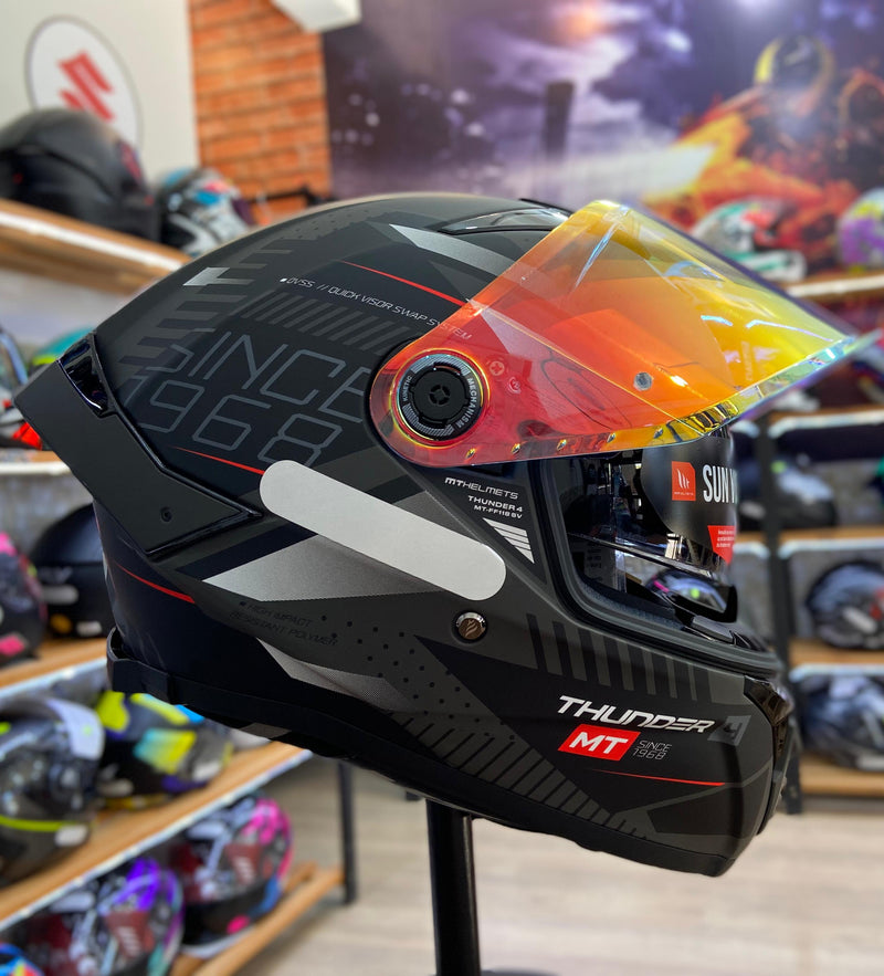 CAPACETE MT THUNDER 4 LUMINENCE D1