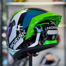 CAPACETE NORISK FLOW RUN BLK/WHT  + BRINDE VISEIRA COLORIDA e AEROFOLIO