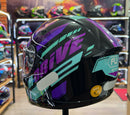 Capacete FLY Drive 2 HG Atitude pto/roxo