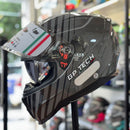 Capacete GP TECH ULTRA  SV RANGE TITÂNIO E PRETO