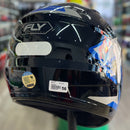 Capacete F-9 HG MATCH PRETO AZUL