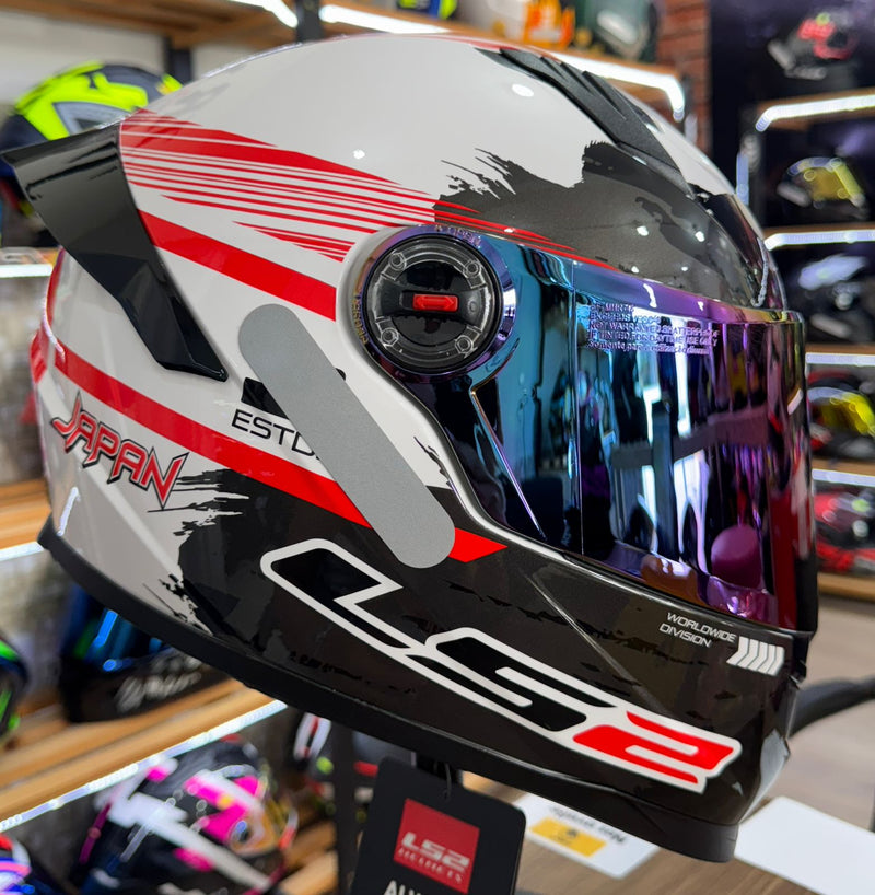 CAPACETE LS2 FF358 S JAPAN RED