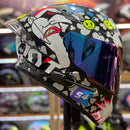 KYT TT Course Riccardo Rossi 2022 + Viseira colorida e aero