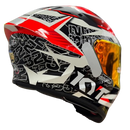 Capacete KYT TT COURSE VINALES BALANCE RED/GUNMETAL