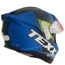 Capacete Texx KAIMAN TRACK AZUL PRETO FOSCO