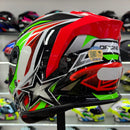 Capacete ORIGINE DINAMO STAR REV GREEN RED BLACK