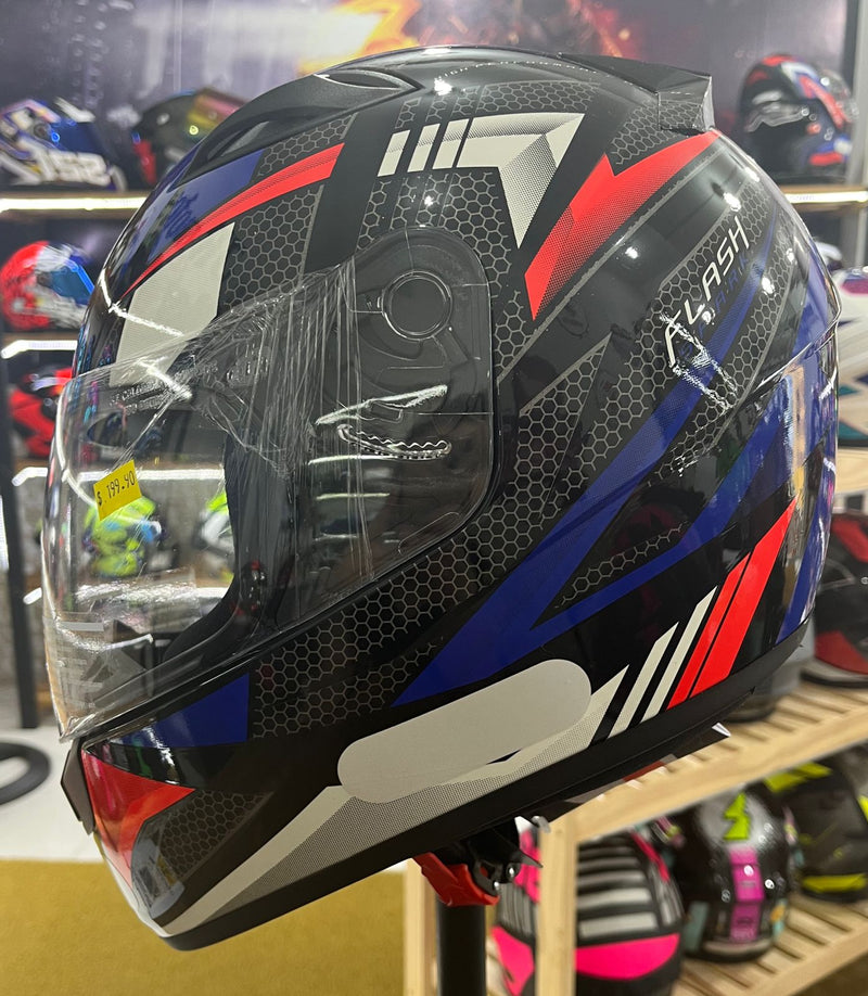 Capacete EBF Spark Flash Azul