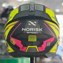 Capacete NORISK RAZOR SPEEDMAX MATTE BLACK YLW/PINK