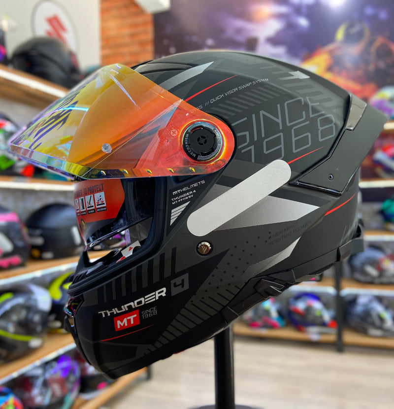 CAPACETE MT THUNDER 4 LUMINENCE D1