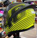 Capacete AGV K1 EDGE 46 BLK/YLW FLO