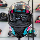 Capacete FW3 GTX FOX AZUL TIFFANNY