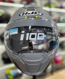 CAPACETE HJC I100 180º Beis Cinza, Preto e Verde