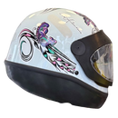 Capacete EBF AUTOMÁTICO BORBOLETA  Branco