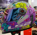 CAPACETE LS2 FF358 DREAMCATCHER SILVER YELLOW