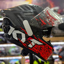 CAPACETE KYT STRIKER 2v FLAMING ANTH RED