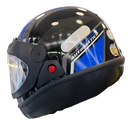 Capacete EBF AUTOMÁTICO BOLT Preto e Azul