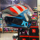 Capacete KYT R2R Straight com óculos interno