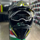 Capacete BIEFFE B-TRAIL DEFENDER PRETO/AMARELO