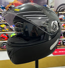 Capacete X troy com óculos interno Preto