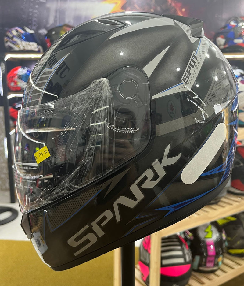 Capacete EBF Spark Spot Azul