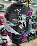 Capacete Norisk RAZOR GHOST MATTE BLACK PURPLE
