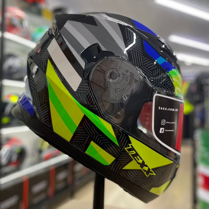 Capacete Texx STRIKE TRENTO AMARELO VERDE