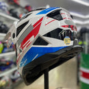 CAPACETE LS2 FF702 PIONEER II NAMIB BLUE RED WHT