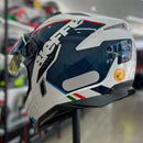 CAPACETE BIEFFE, B-TRAIL DELUX BRANCO/AZUL