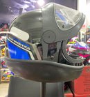 Capacete EBF Automático Bolt, Preto e Azul