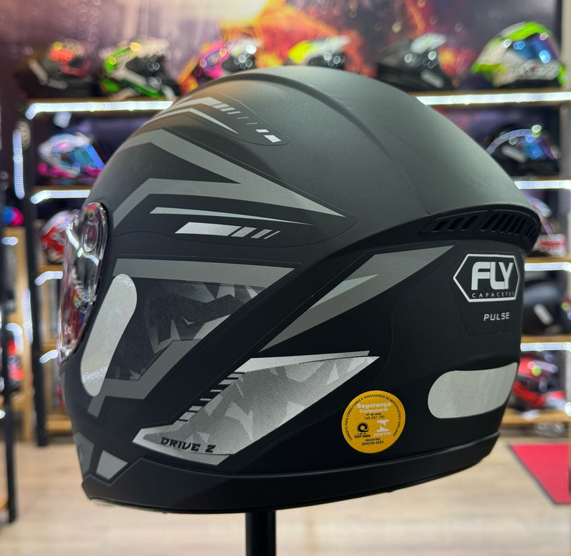 Capacete FLY Drive 2 HG Atitude pto/graf