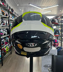 CAPACETE TT COURSE GEAR BLACK YELLOW