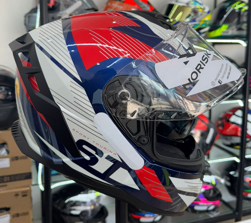 Capacete Norisk Strada II WHT/BLU/RED