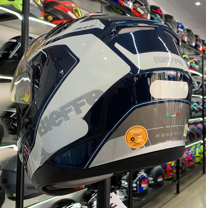 CAPACETE BIEFFE B-40 ESSENCE AZUL AZUL