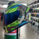 Capacete TEXX SPIHE GEAR VERDE AZUL