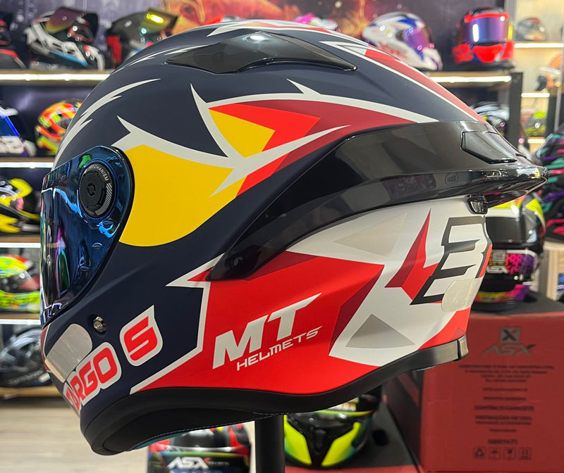 Capacete MT Targo S Acosta23 A7, MATE