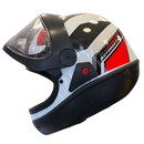 Capacete EBF AUTOMÁTICO BOLT Vermelho e Branco