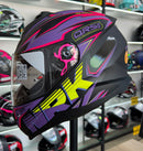 Capacete Norisk RAZOR GHOST MATTE BLACK PURPLE