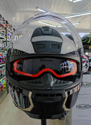 CAPACETE LS2 SCOPE FF902 ARCH WHT TITANIUM ARTICULULADO