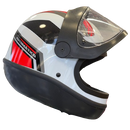 Capacete EBF AUTOMÁTICO BOLT Vermelho e Branco