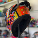 Capacete TEXX SPIHE MAASAI LARANJA AMARELO