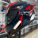 CAPACETE NORISK FLOW PULSE BLUE/RED